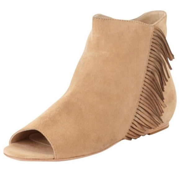 Ash nolita black suede fringe open toe ankle boots size EU 37 - Picture 10 of 11